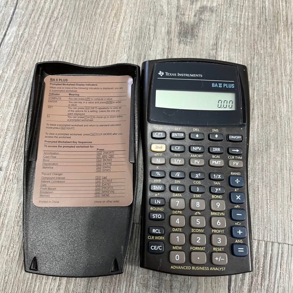 Texas Instruments BA II Plus Financial Calculator - Picture 2 of 6